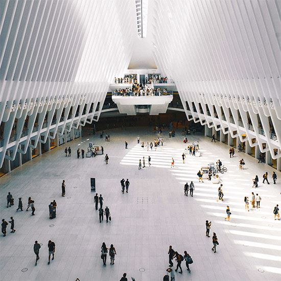 people in a building XProtect VMS